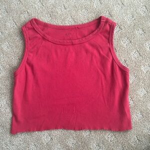J Galt/Brandy Melville one size women’s red crop tank